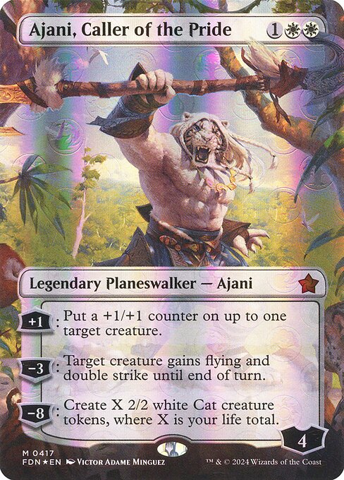Ajani, Caller of the Pride highlighted card art