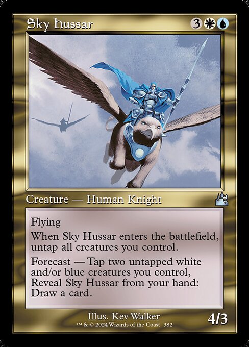 Sky Hussar highlighted card art