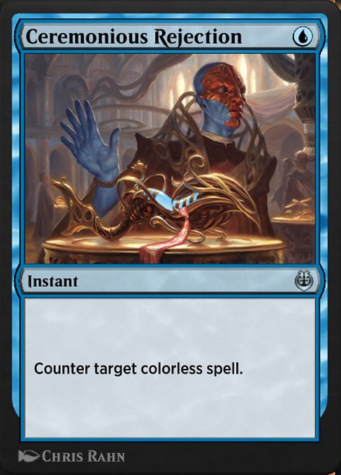 Ceremonious Rejection highlighted card art