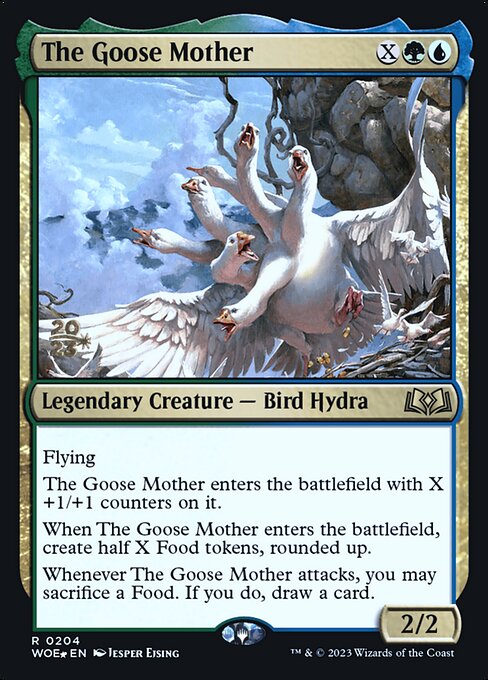 The Goose Mother from Wilds of Eldraine Promos