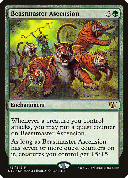 Beastmaster Ascension from Commander 2015