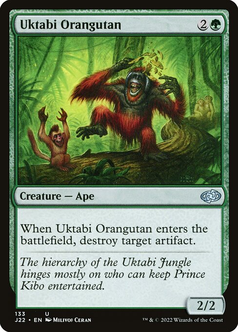 Uktabi Orangutan highlighted card art