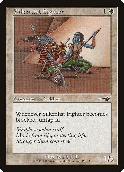 Silkenfist Fighter highlighted card art