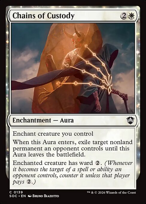 Chains of Custody from Secrets of Strixhaven Commander