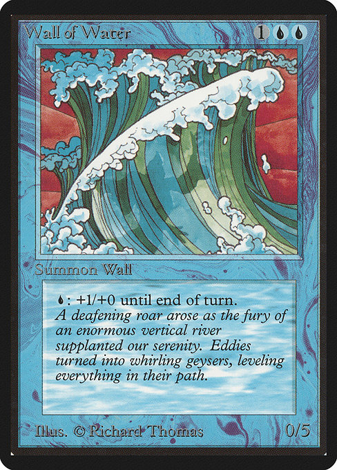 Wall of Water from Limited Edition Beta