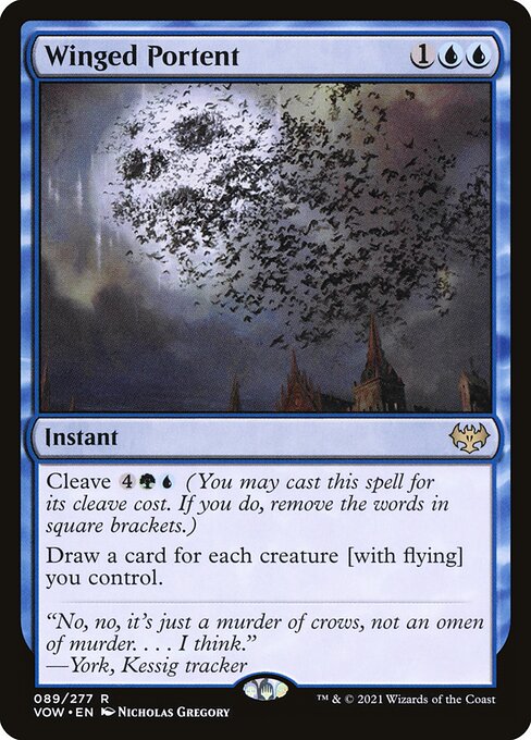 Winged Portent from Innistrad: Crimson Vow