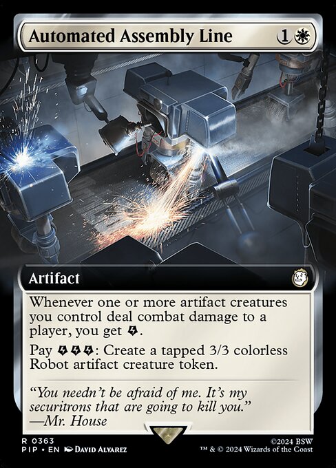 Automated Assembly Line highlighted card art