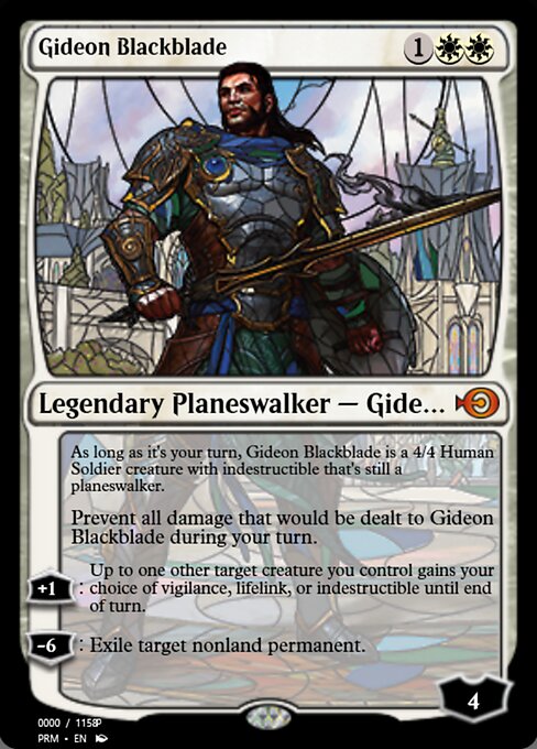 Gideon Blackblade from Magic Online Promos
