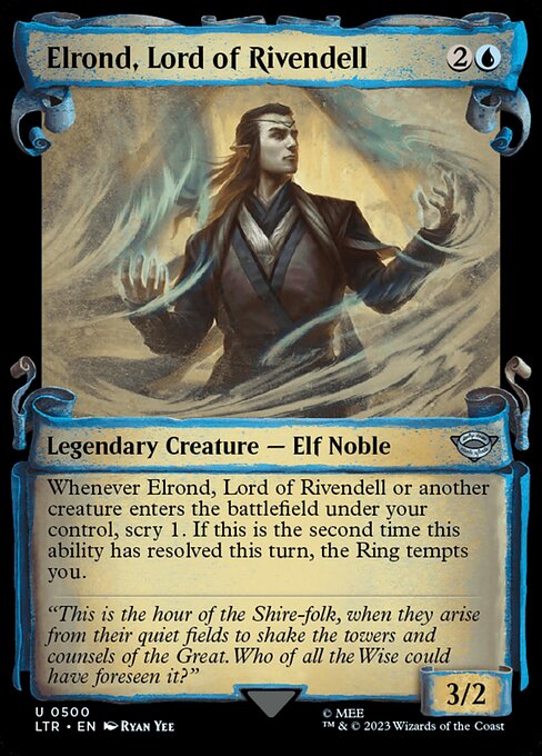 Elrond, Lord of Rivendell highlighted card art