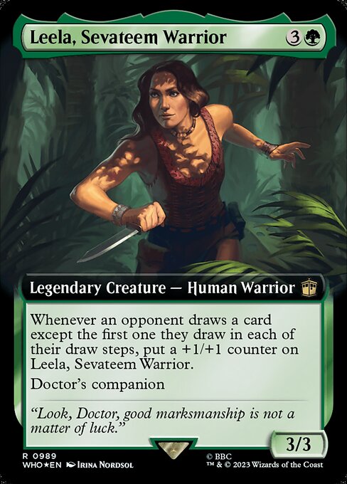 Leela, Sevateem Warrior from Doctor Who