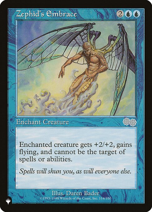 Zephid's Embrace highlighted card art