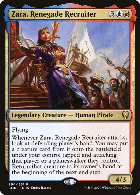 Zara, Renegade Recruiter from Commander Legends