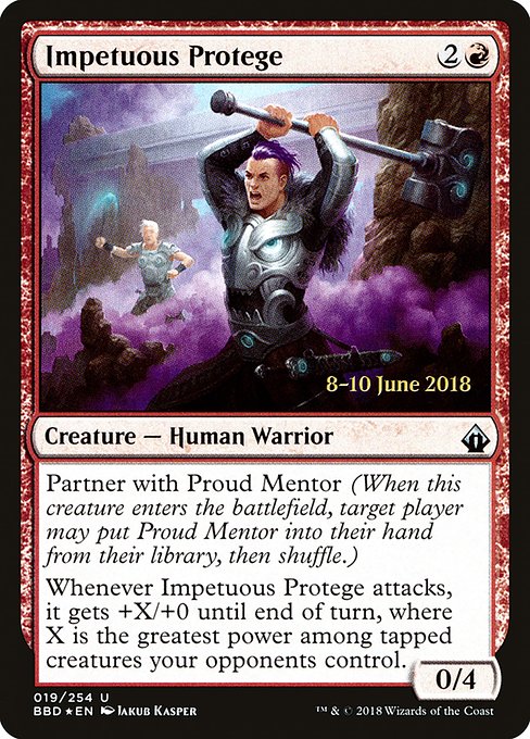 Impetuous Protege highlighted card art