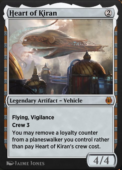 Heart of Kiran highlighted card art