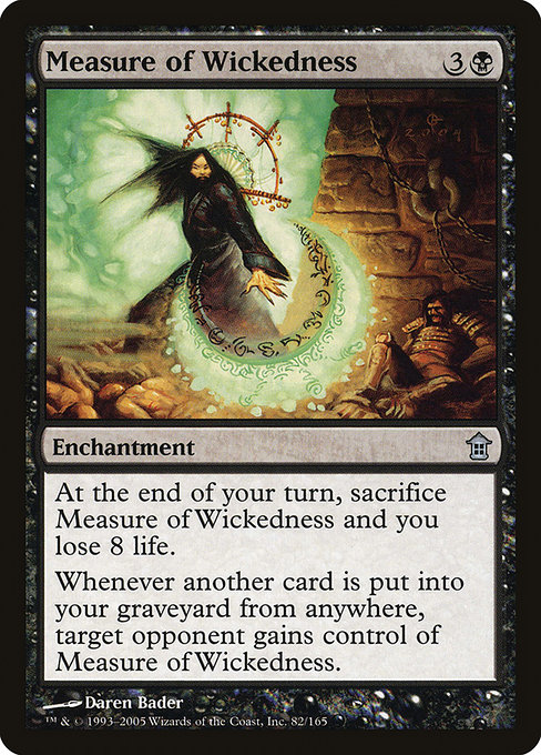 Measure of Wickedness highlighted card art