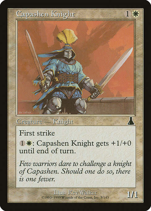 Capashen Knight from Urza's Destiny