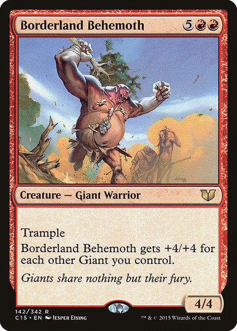 Borderland Behemoth from Commander 2015
