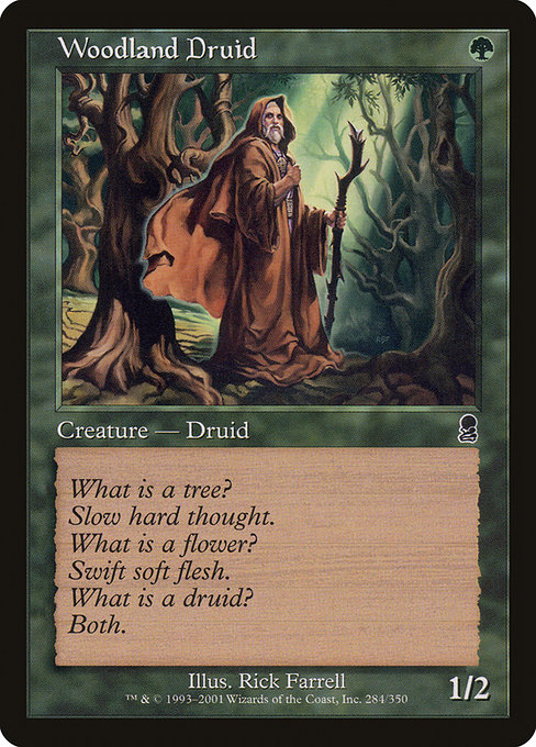 Woodland Druid highlighted card art