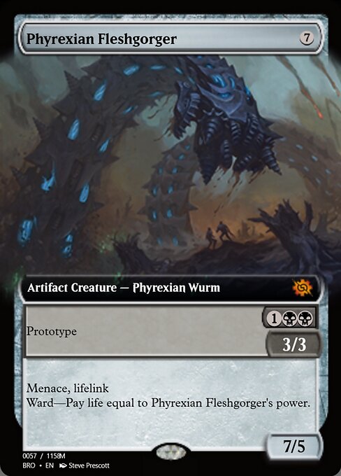 Phyrexian Fleshgorger highlighted card art