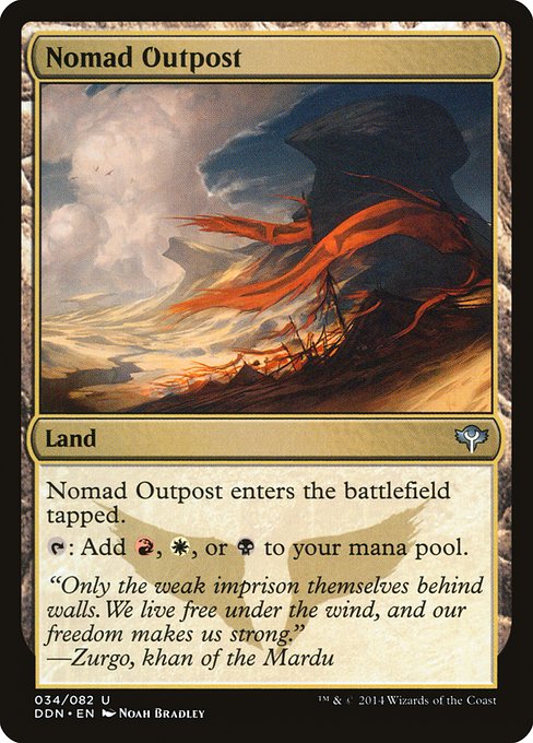 Nomad Outpost from Duel Decks: Speed vs. Cunning