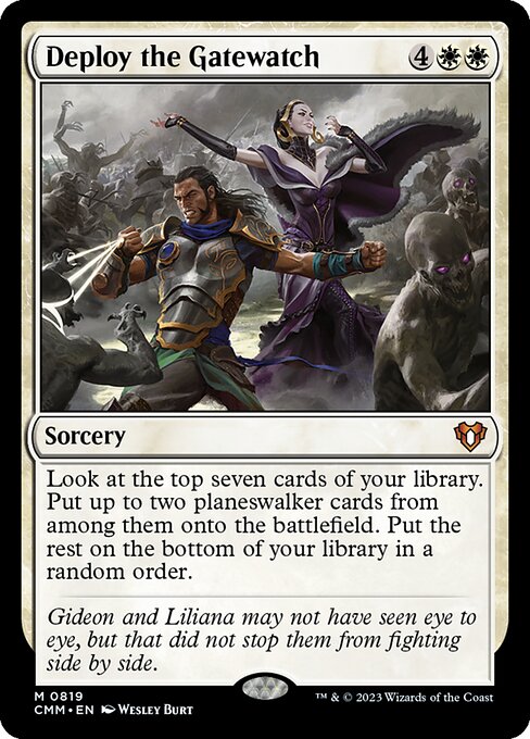 Deploy the Gatewatch highlighted card art