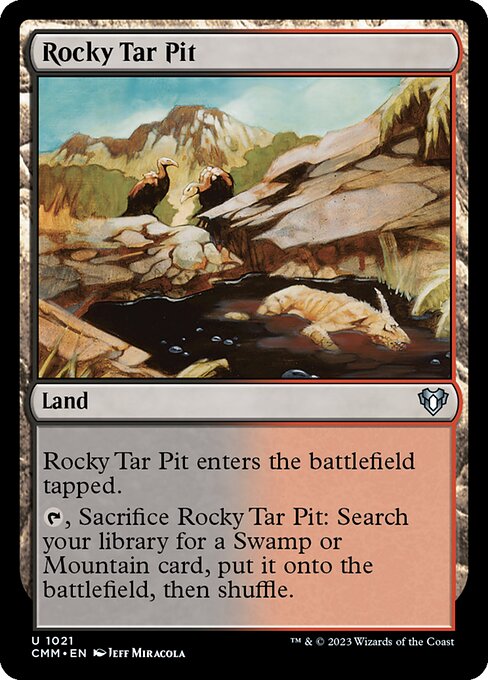 Rocky Tar Pit from Commander Masters