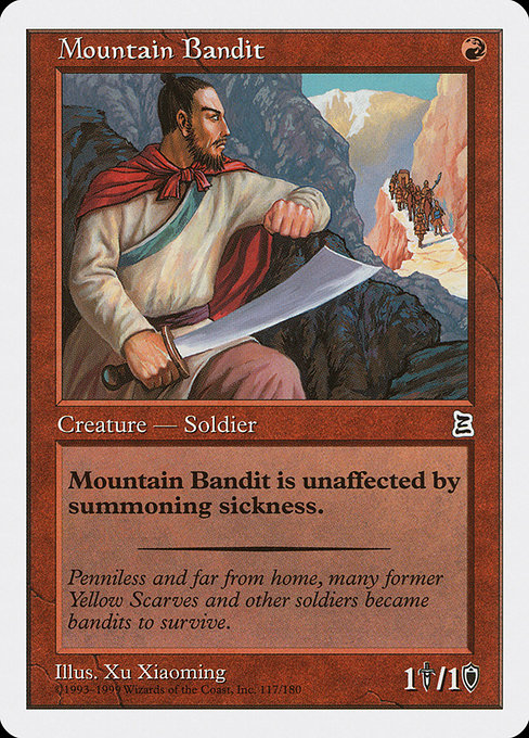 Mountain Bandit highlighted card art