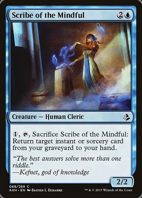 Scribe of the Mindful highlighted card art