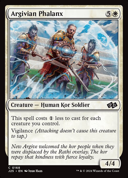 Argivian Phalanx highlighted card art