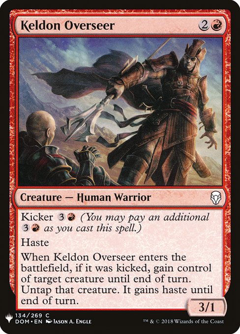 Keldon Overseer highlighted card art