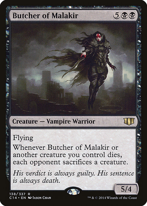 Butcher of Malakir from Commander 2014