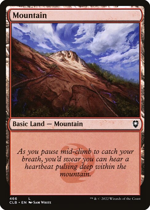 Mountain from Commander Legends: Battle for Baldur's Gate
