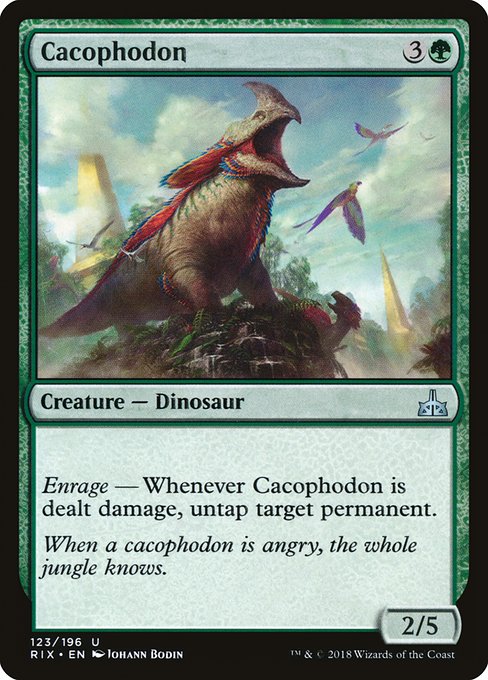 Cacophodon highlighted card art