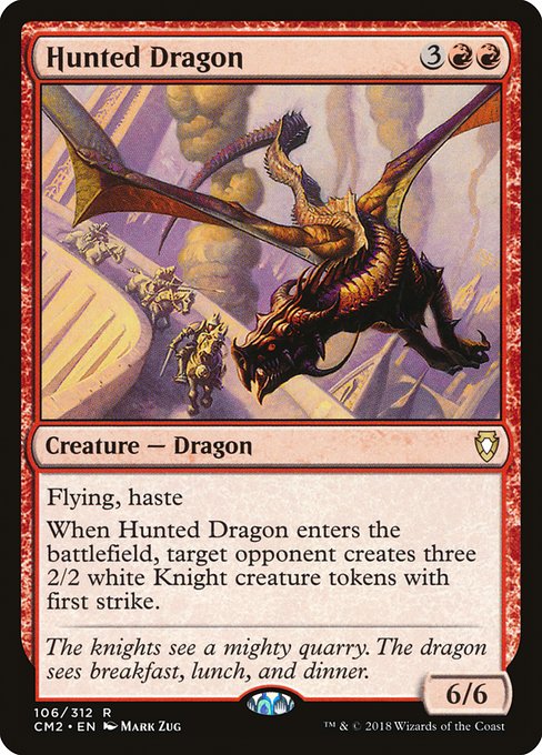 Hunted Dragon from Commander Anthology Volume II