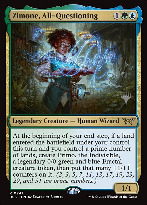 Zimone, All-Questioning highlighted card art