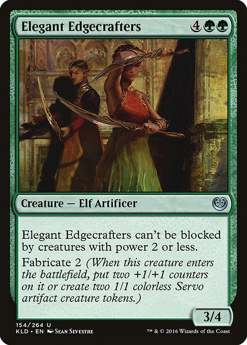 Elegant Edgecrafters highlighted card art