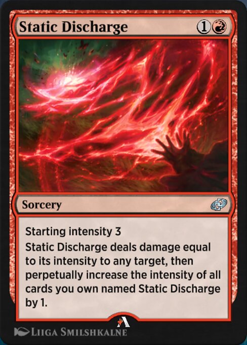 Static Discharge highlighted card art