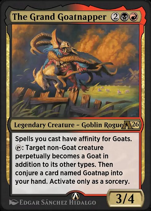 The Grand Goatnapper highlighted card art
