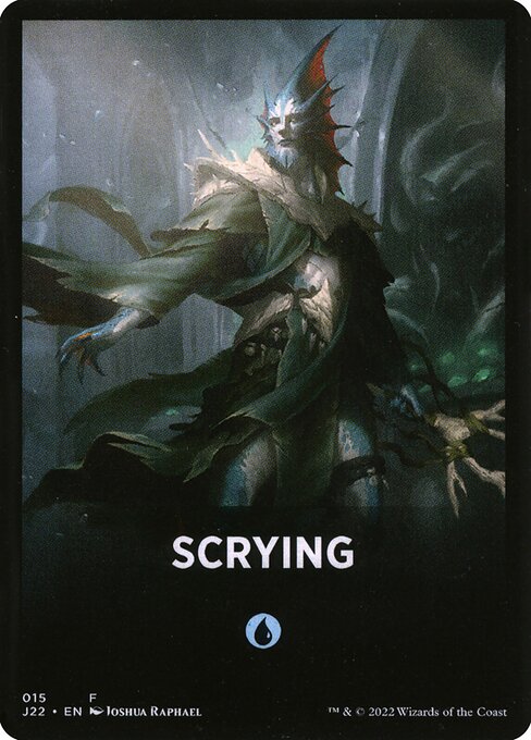 Scrying highlighted card art