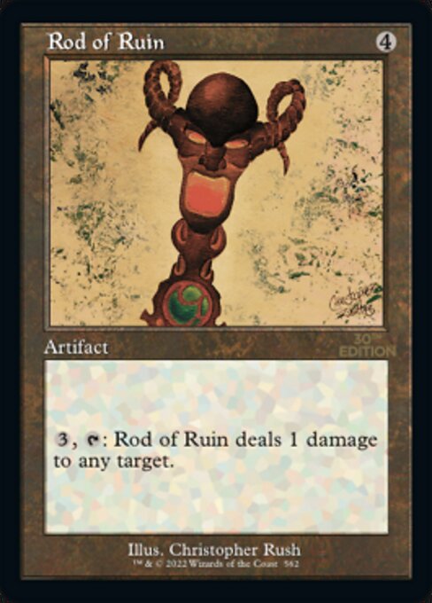 Rod of Ruin highlighted card art