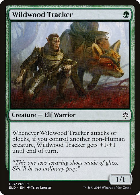 Wildwood Tracker highlighted card art