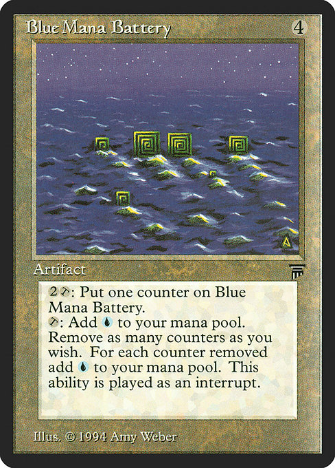 Blue Mana Battery from Legends
