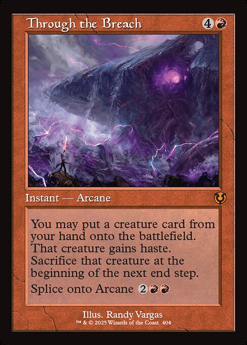 Through the Breach highlighted card art