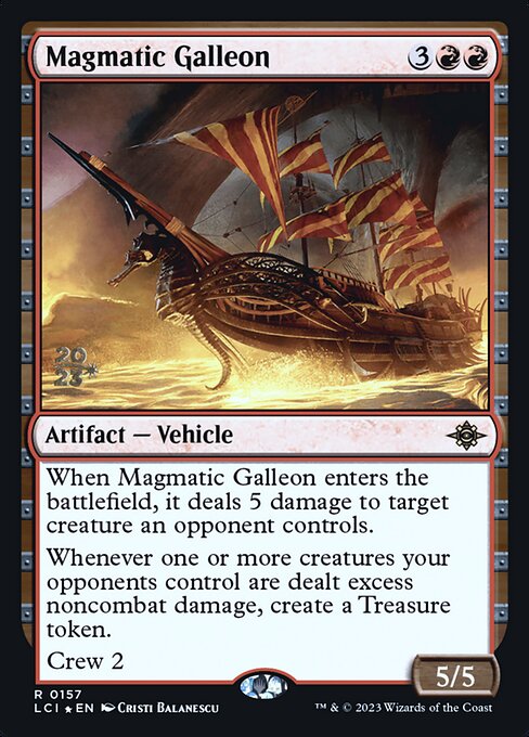 Magmatic Galleon highlighted card art