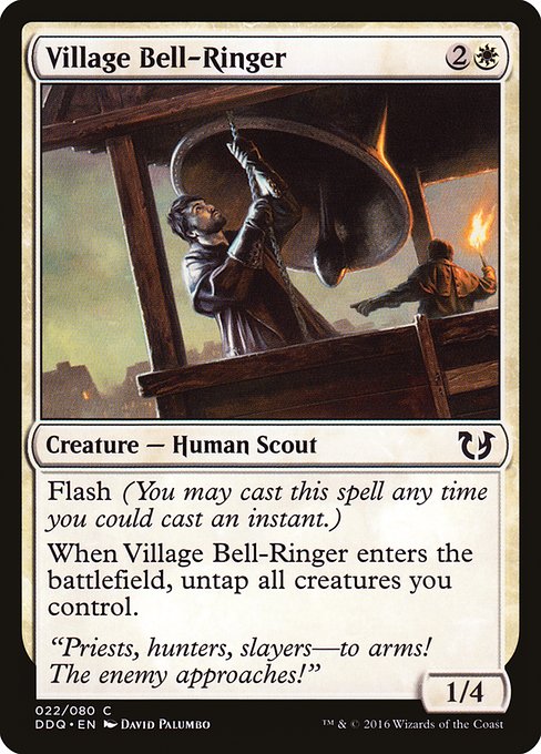 Village Bell-Ringer from Duel Decks: Blessed vs. Cursed