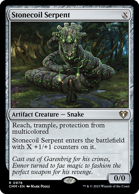 Stonecoil Serpent from Commander Masters