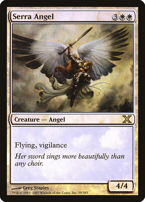 Serra Angel from Tenth Edition