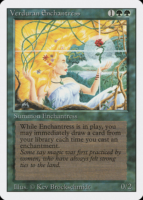 Verduran Enchantress from Revised Edition