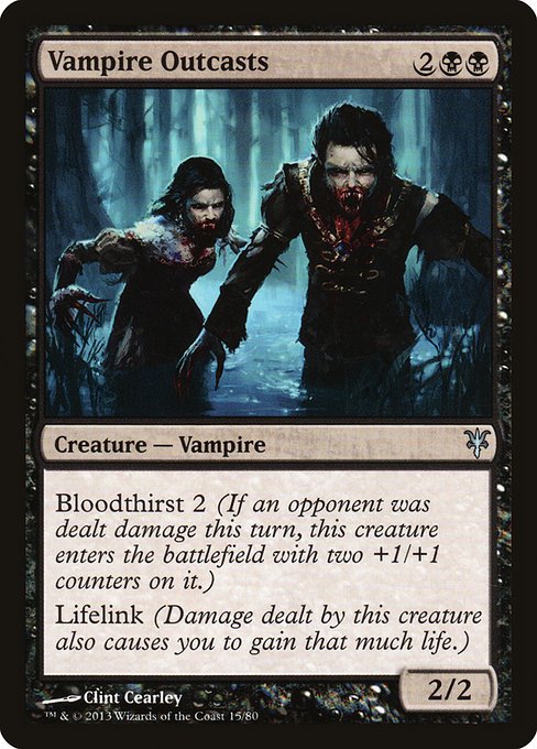 Vampire Outcasts from Duel Decks: Sorin vs. Tibalt