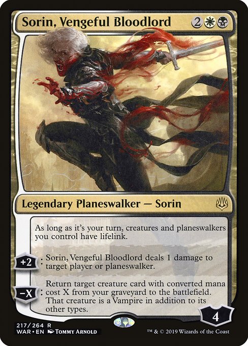 Sorin, Vengeful Bloodlord from War of the Spark
